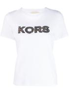 Michael Michael Kors Logo Print T-shirt - White
