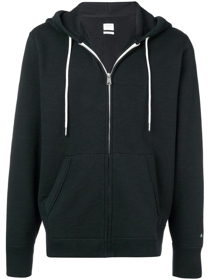 Rag & Bone Hooded Zipped Jacket - Black