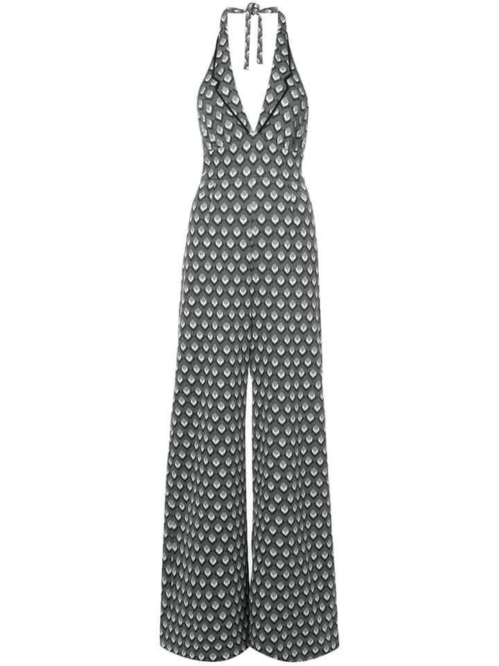 Anna Sui All-over Print Jumpsuit - Black