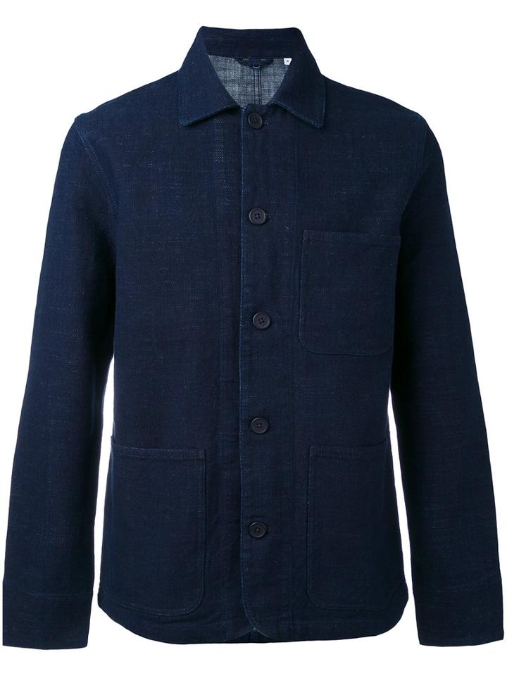 Edwin - Shirt Jacket - Men - Cotton - S, Blue, Cotton
