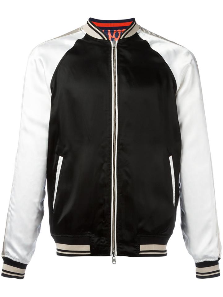 3.1 Phillip Lim Souvenir Reversible Varsity Jacket - Black