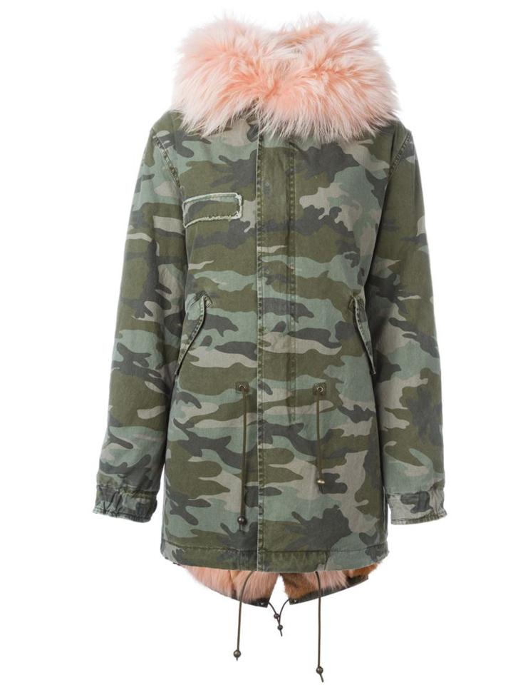 Mr & Mrs Italy Raccoon And Coyote Fur Lined Parka