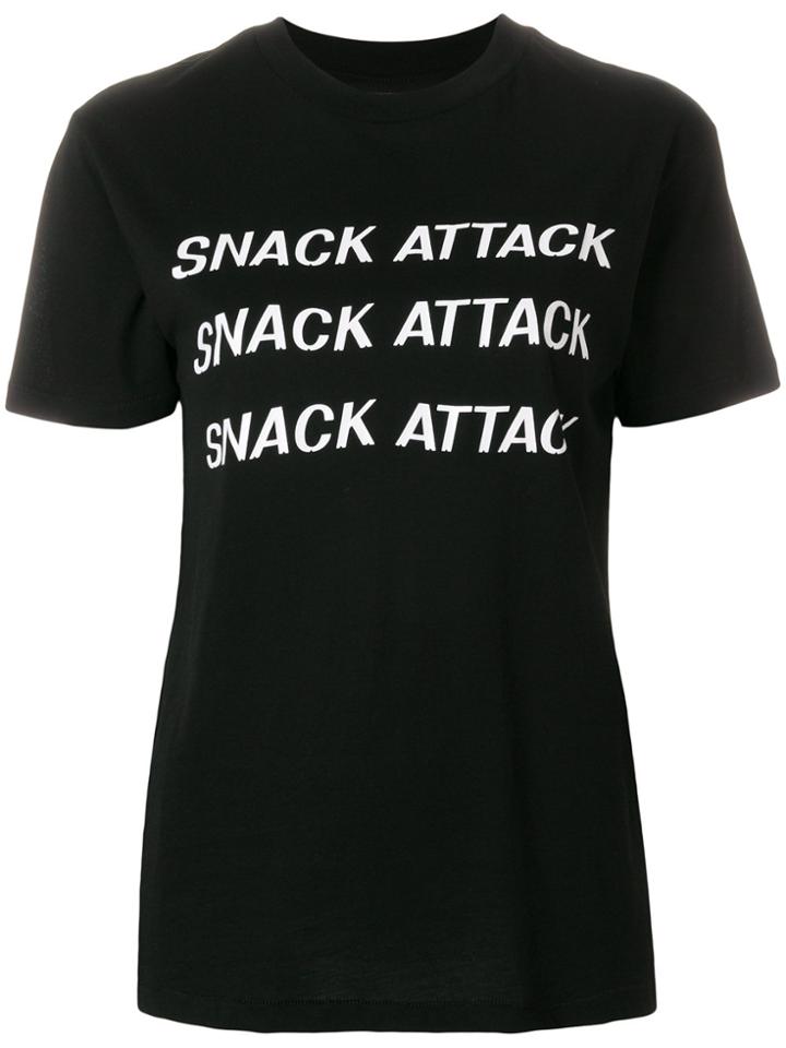 Ganni Snack Attack T-shirt - Black