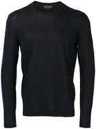 Corneliani Slim-fit Pullover - Blue