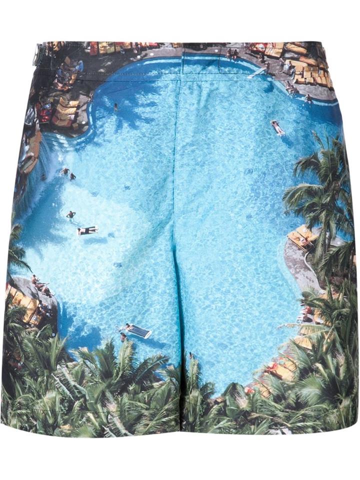 Orlebar Brown 'bulldog' Swim Shorts, Men's, Size: 36, Nylon/polyester