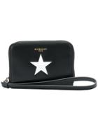 Givenchy Star Wrist Strap Wallet - Black