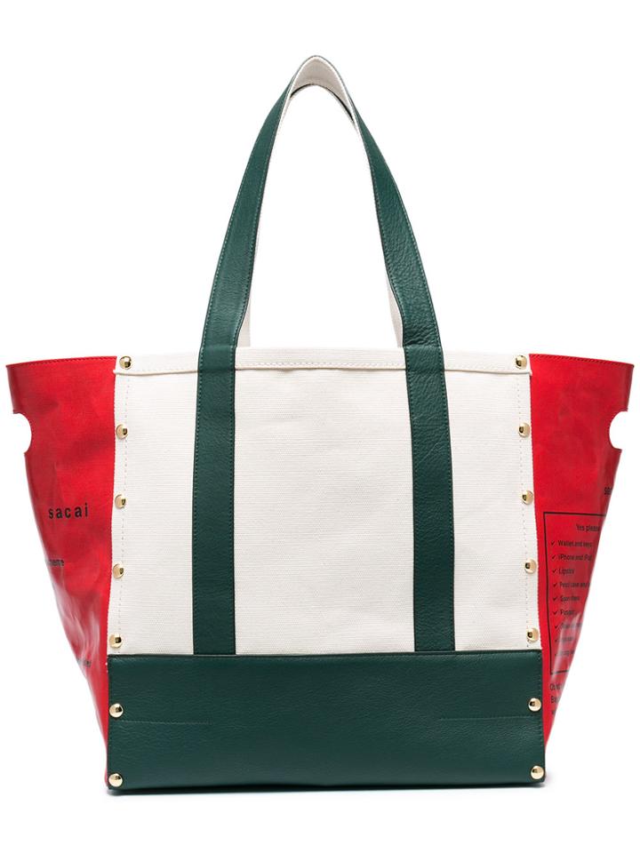Sacai Garden Tote Bag - White