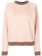 Acne Studios Raglan Sleeve Sweatshirt - Pink