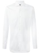 Barba Button-up Shirt, Men's, Size: 40, White, Cotton