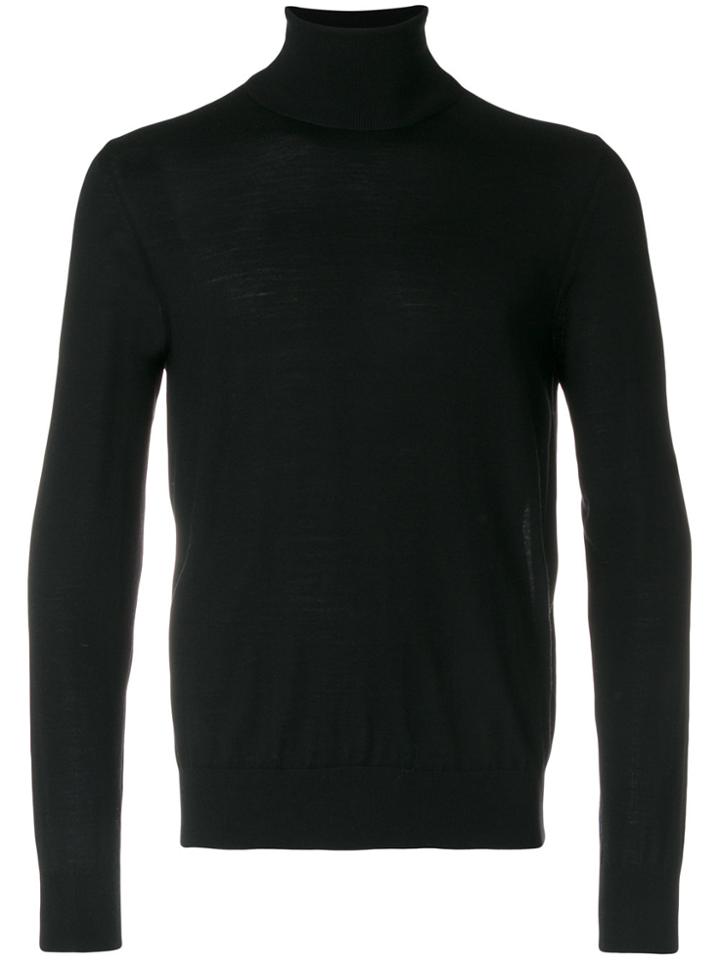 Z Zegna Roll Neck Knit - Black