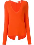 A.l.c. Deep V-neck Jumper - Red