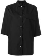 Aspesi 3/4 Sleeves Shirt, Women's, Size: Medium, Black, Cotton