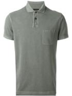 Z Zegna Classic Polo Shirt, Men's, Size: M, Green, Cotton