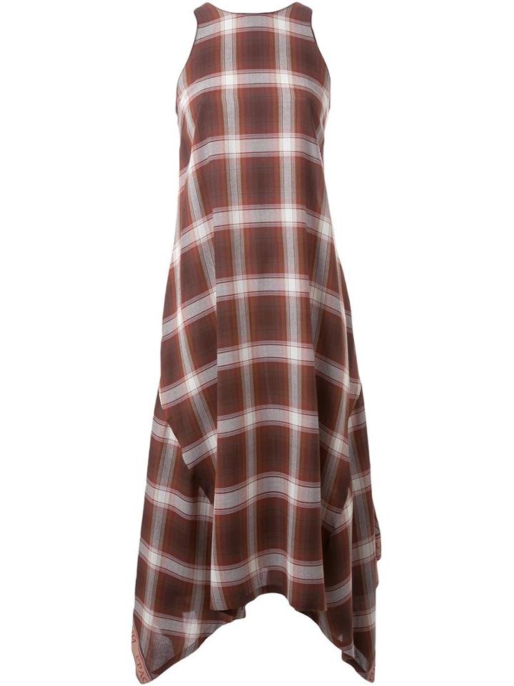 G.v.g.v. Check Maxi Dress