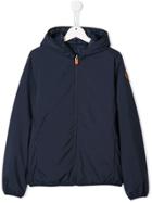 Save The Duck Kids Hooded Zip Jacket - Blue