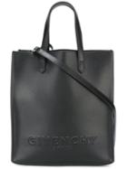 Givenchy Small Logo Embossed Tote, Women's, Black