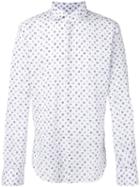 Glanshirt - Flower Print Shirt - Men - Cotton/linen/flax - 41, White, Cotton/linen/flax