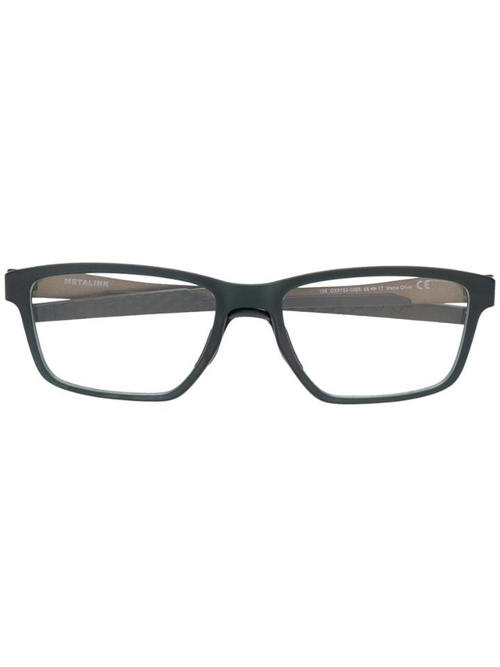 Oakley Rectangle Frame Gasses - Green