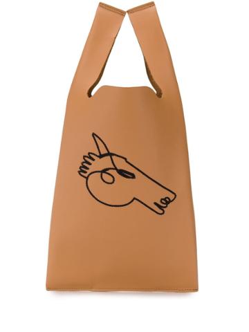 Ballen Pellettiere Xala Stitch Tote - Brown