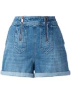 Tommy Hilfiger Denim Shorts, Women's, Size: Medium, Blue, Cotton/spandex/elastane