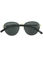 Stella Mccartney Eyewear Tinted Oversized Logo Sunglasses - Black
