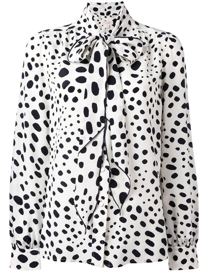 Marc Jacobs - Embroidered Blouse - Women - Silk - 2, White, Silk