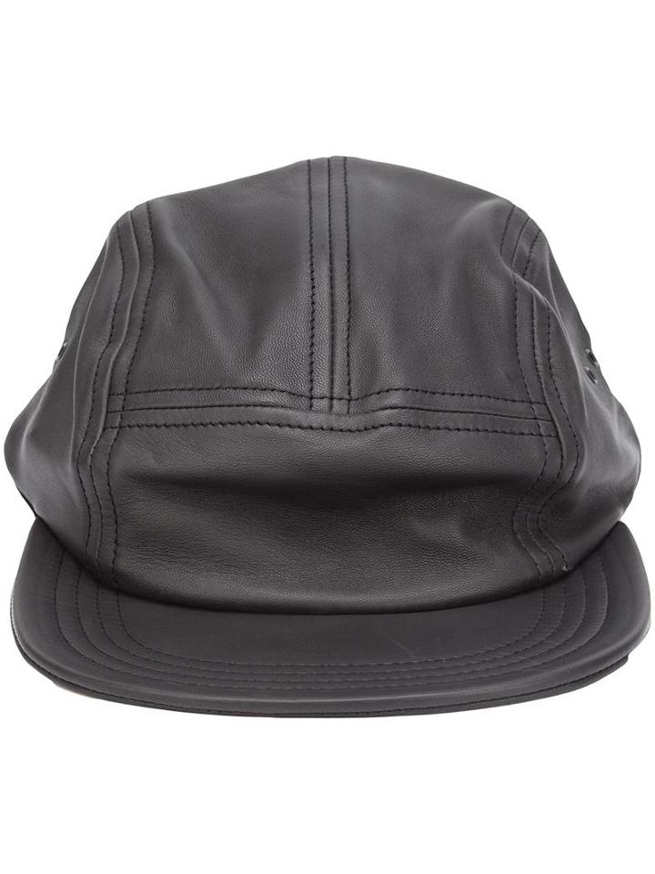 Hender Scheme 'jet' Cap, Adult Unisex, Black, Sheep Skin/shearling