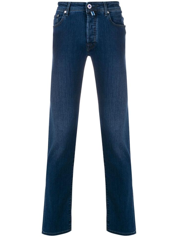 Jacob Cohen Slim-fit Pocket Square Jeans - Blue