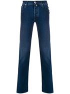 Jacob Cohen Slim-fit Pocket Square Jeans - Blue