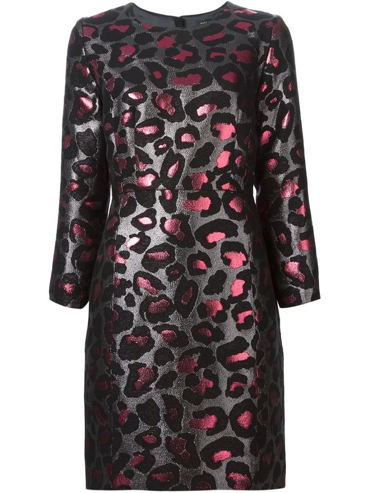 Marc By Marc Jacobs Leopard Lurex Brocade Dress