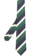 Gucci Pinstripe Silk Tie - Green