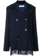Golden Goose Deluxe Brand Fringed Oversized Double Breasted Jacket -