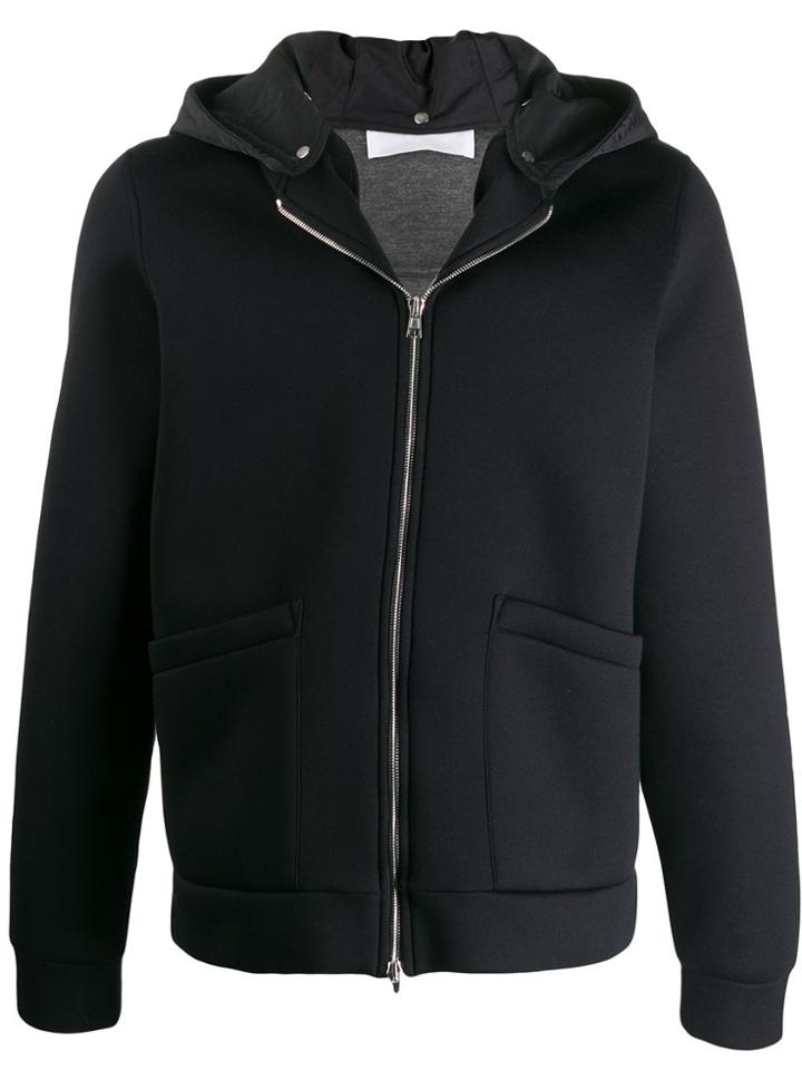 Low Brand Technical Zip-up Hoody - Black