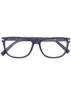 Ermenegildo Zegna Square Frame Glasses - Blue
