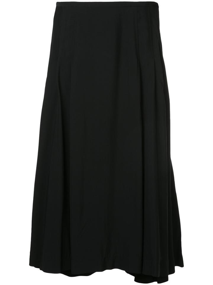 Toga Ruffled Midi Dress - Black