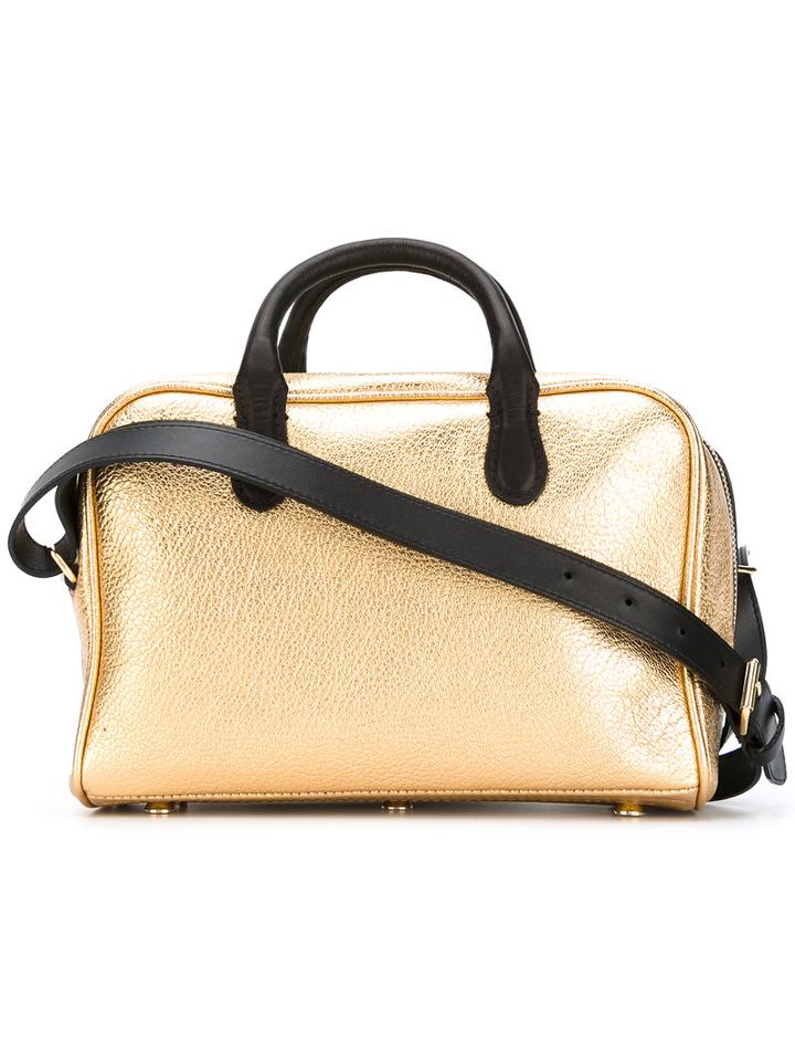 Balmain Mini 'pierre' Bag, Women's, Grey, Leather
