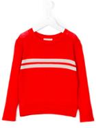 Maan - Lurex Stripe Jumper - Kids - Nylon/viscose/metallic Fibre - 3 Yrs, Red
