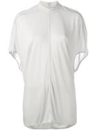 Rick Owens Lilies - Plain T-shirt - Women - Cotton/polyamide/viscose - 42, Nude/neutrals, Cotton/polyamide/viscose