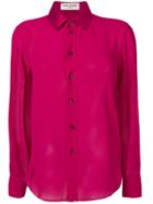 Saint Laurent Buttoned Shirt - Pink
