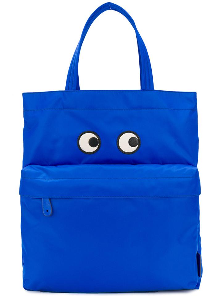 Anya Hindmarch Eyes Tote - Blue