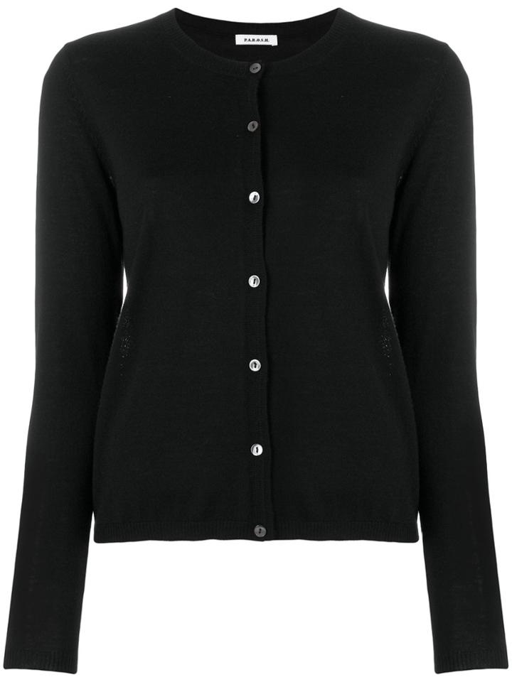 P.a.r.o.s.h. Buttoned Cardigan - Black