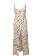 Missoni Mare Patterned Evening Dress - Gold