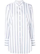 By Malene Birger Striped Button Shirt - White