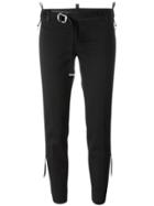 Dsquared2 Slim Belted Cropped Trousers - Black