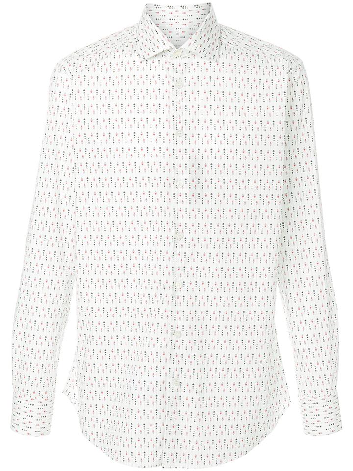 Etro Card Print Shirt - White