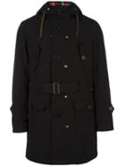 Equipe '70 Hooded Raincoat, Men's, Size: 52, Black, Polyester/cotton/polyamide