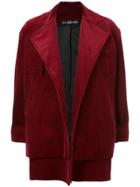 Nino Babukhadia Oversized Double Breasted Jacket - Red