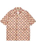 Gucci Oversized Bowling Print Shirt - Neutrals