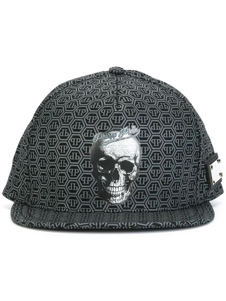Philipp Plein 'firestone' Cap, Women's, Black, Cotton/polyester