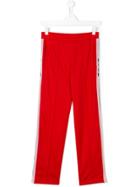 Msgm Kids Teen Logo Lounge Trousers - Red